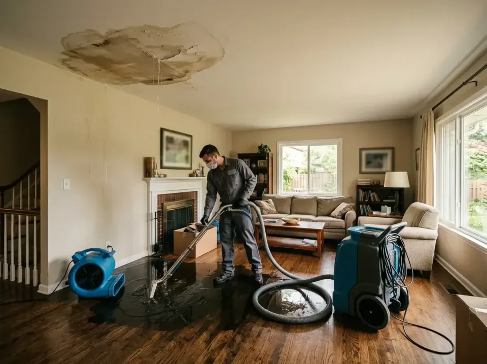 attic-pipe-burst-ceiling-drip-008 — frequently asked questions, Water Damage Restoration & Carpet Care in Trinity, AL
